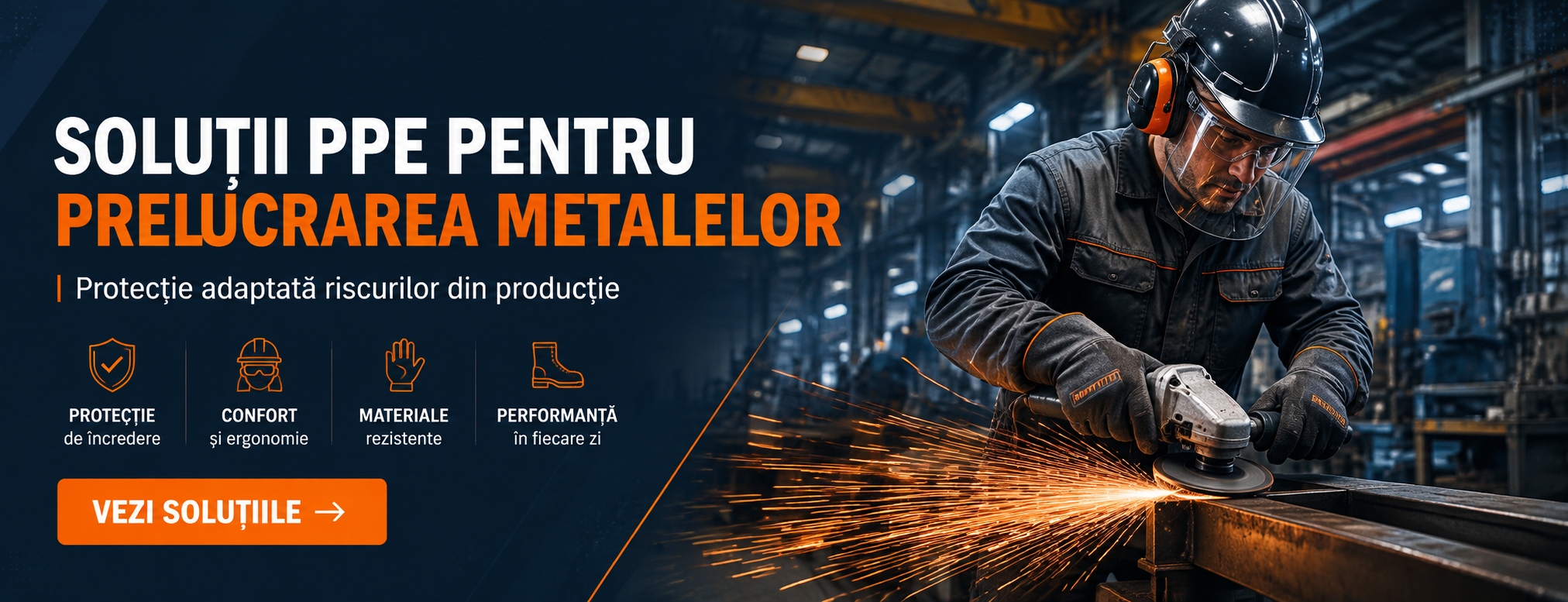 Echipamente de protecție pentru prelucrarea metalelor