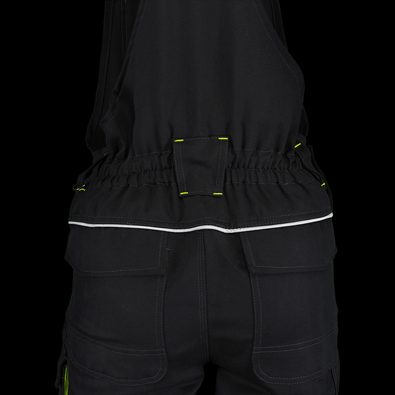 Pantaloni cu pieptar 100% bumbac,240 g/mp COMFORT-BP-B [7]