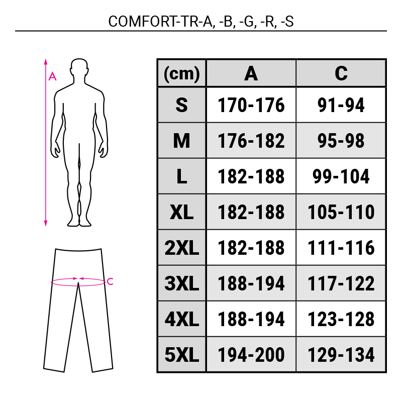 Pantaloni in talie 100% bumbac COMFORT-TR-S [10]