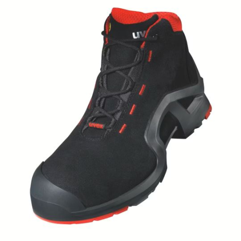 BOCANCI - Bocanci de protecție uvex 1 x-tended support 85172 W11 negru roșu