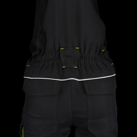 Pantaloni cu pieptar 100% bumbac,240 g/mp COMFORT-BP-B [6]