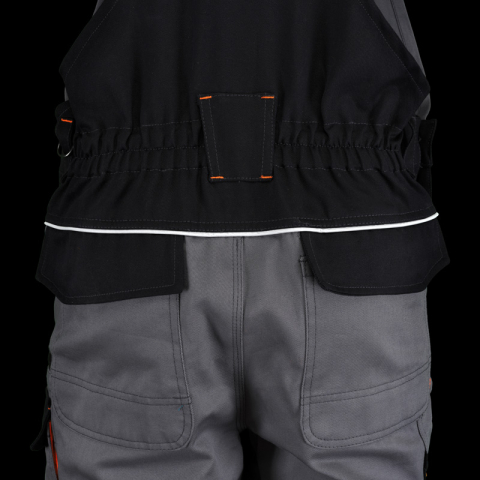 Pantaloni cu pieptar 100% bumbac,240 g/mp COMFORT-BP-S [8]