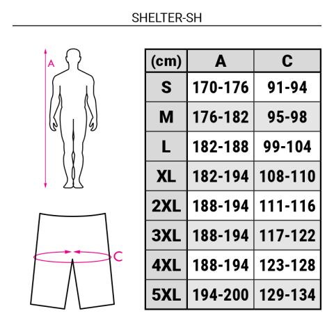 Pantaloni scurti de lucru din tercot SHELTER-SH [3]