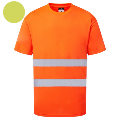 IMBRACAMINTE - Tricou portwest portocaliu/galben  Essential Hi-Vis  ES478