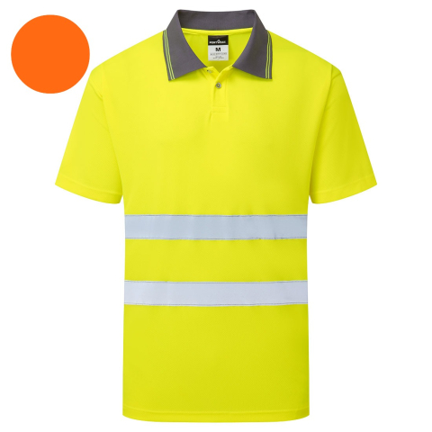Tricou Portwest portocaliu/galben Essential Hi-Vis Polo Shirt ES477 [1]