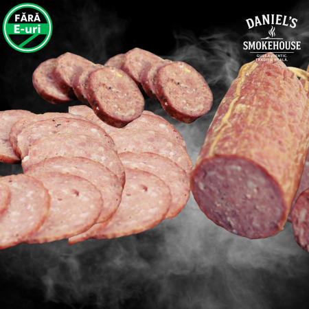 Produse - Salam de Casă Afumat – Daniel’s Smokehouse – Imagine Produs