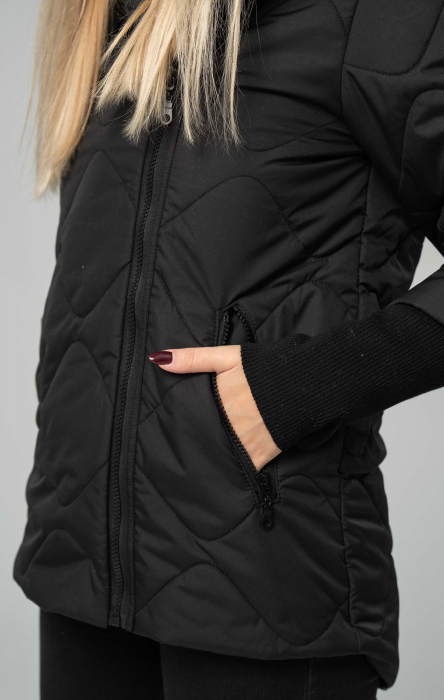 Geaca-dama-DORA-scurta-matlasata-negru [4]