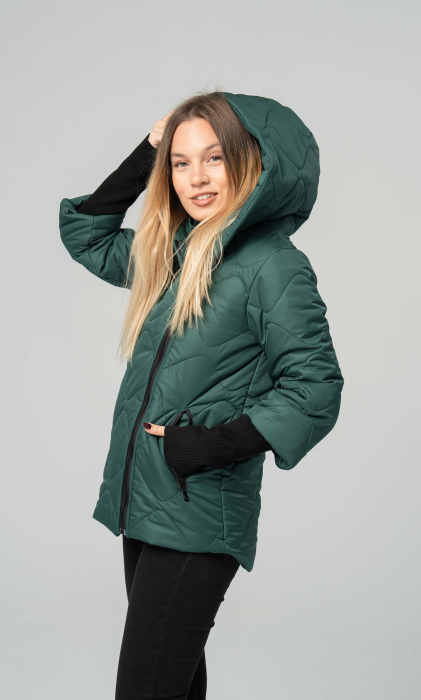 Geaca-dama-DORA-scurta-matlasata-verde [4]