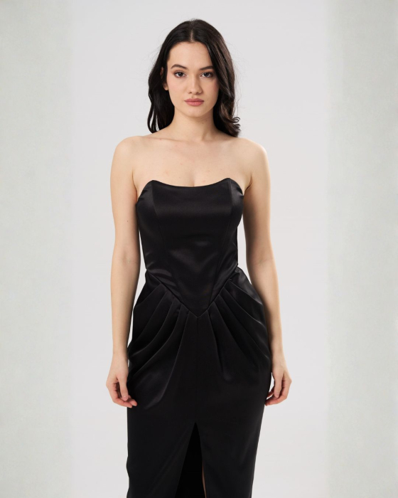 Rochie lunga eleganta SOFIA negru [4]