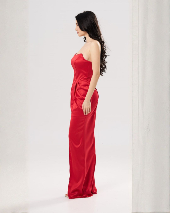 Rochie lunga eleganta SOFIA rosie [3]