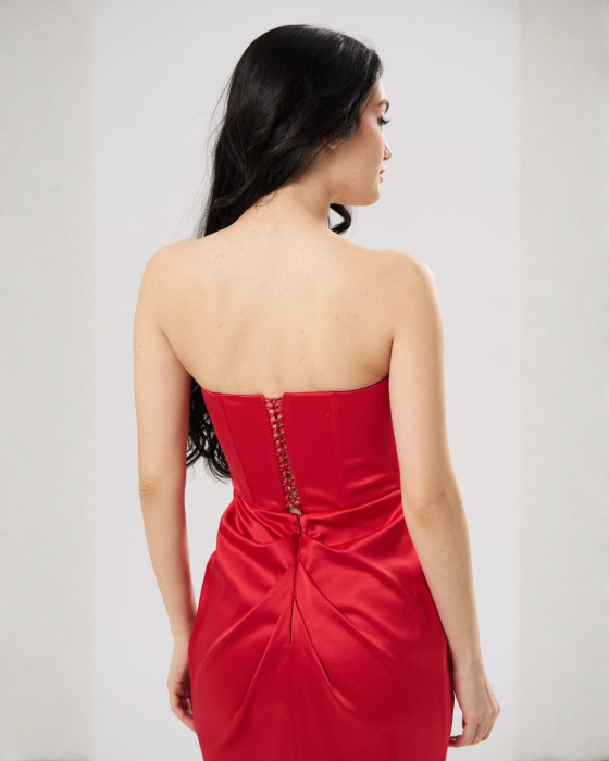 Rochie lunga eleganta SOFIA rosie [5]