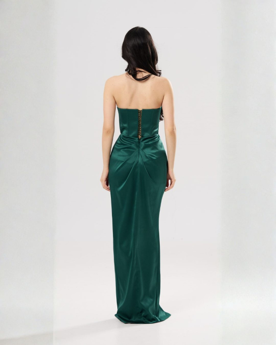 Rochie lunga eleganta SOFIA verde [4]