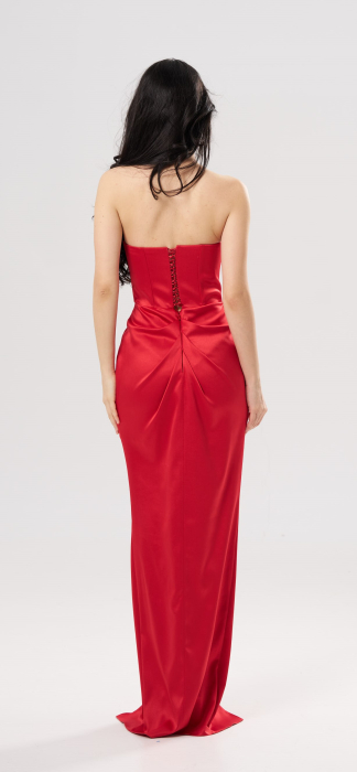 Rochie lunga eleganta SOFIA rosie [4]