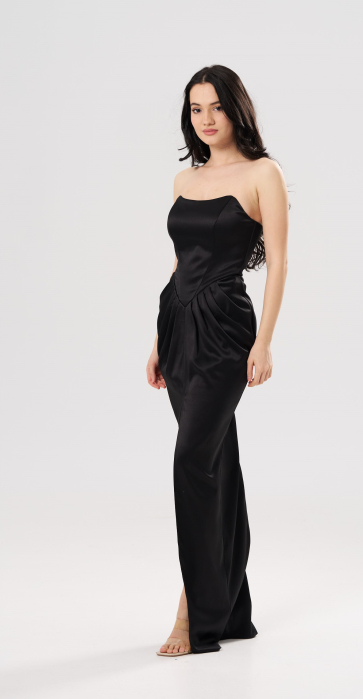 Rochie lunga eleganta SOFIA negru [2]