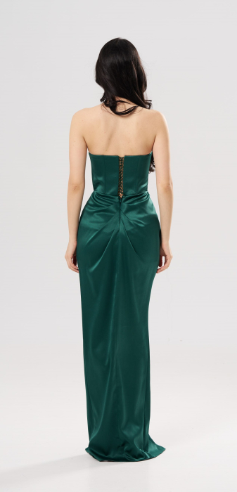 Rochie lunga eleganta SOFIA verde [4]