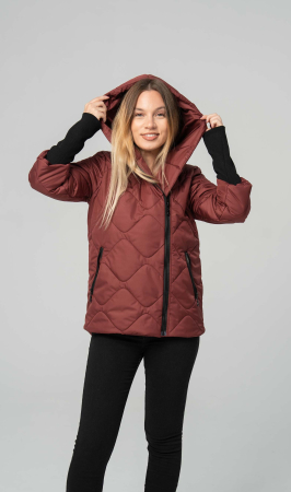 Geaca-dama-DORA-scurta-matlasata-grena [4]