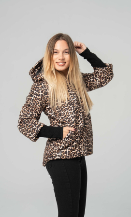Geaca-dama-scurta-CORA-leopard-matlasata [3]