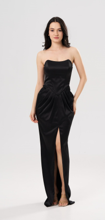 ROCHII ELEGANTE - Rochie lunga eleganta SOFIA negru