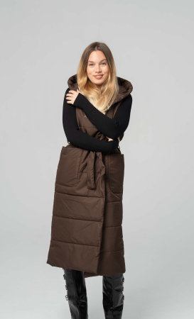 GECI, VESTE - Vesta-dama-CARLA-lunga-matlasata-maro