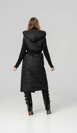 Vesta-dama-CARLA-lunga-matlasata-neagra [2]