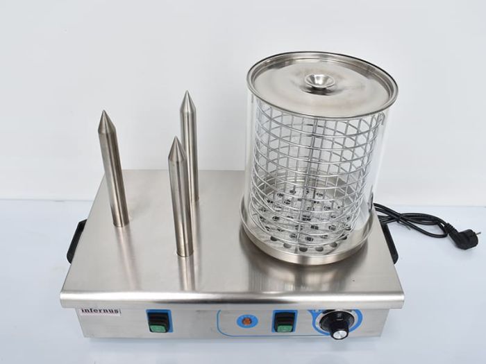 Aparat Hot-Dog cu tepuse - steamer [2]