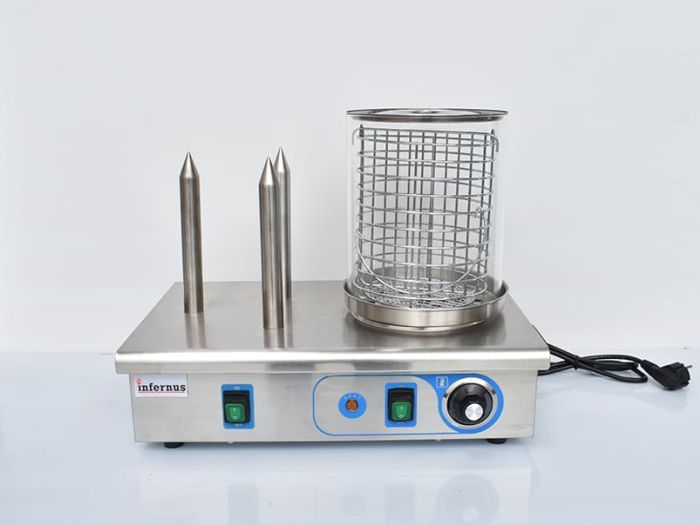 Aparat Hot-Dog cu tepuse - steamer [3]