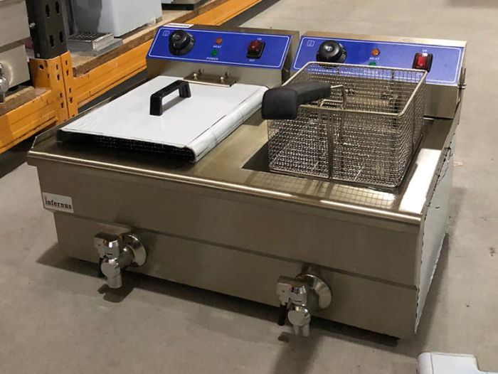 Friteuza electrica de banc cu Robinet [4]