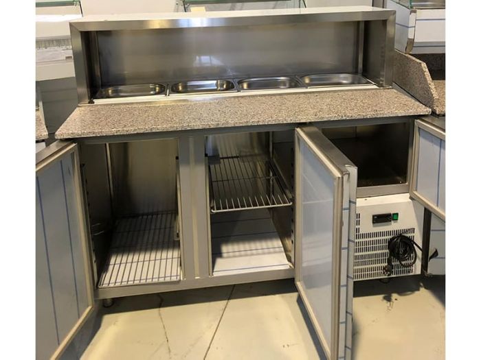 Masa rece pentru pizza cu salatiera - linia 700 [5]
