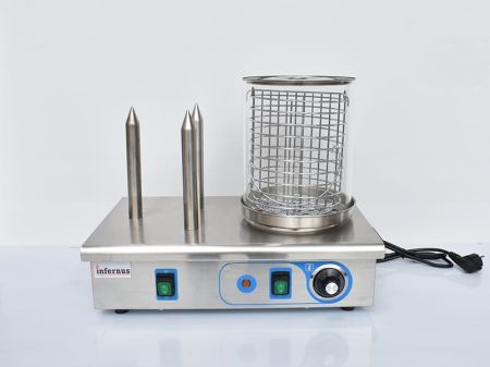 Aparat Hot-Dog cu tepuse - steamer [2]
