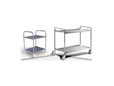 Mobilier Inox - Carut de inox cu 2 si 3 polite