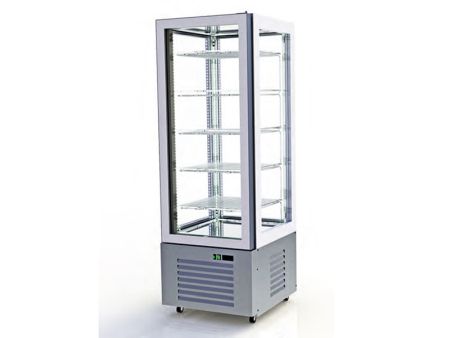 Vitrina rece prezentare cu geamuri pe toate partile [1]