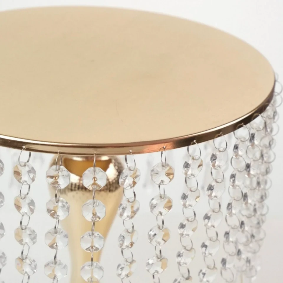 PLATOU CU PICIOR PENTRU PRAJITURI , AURIU DIN METAL SI STICLA ✨ [3]