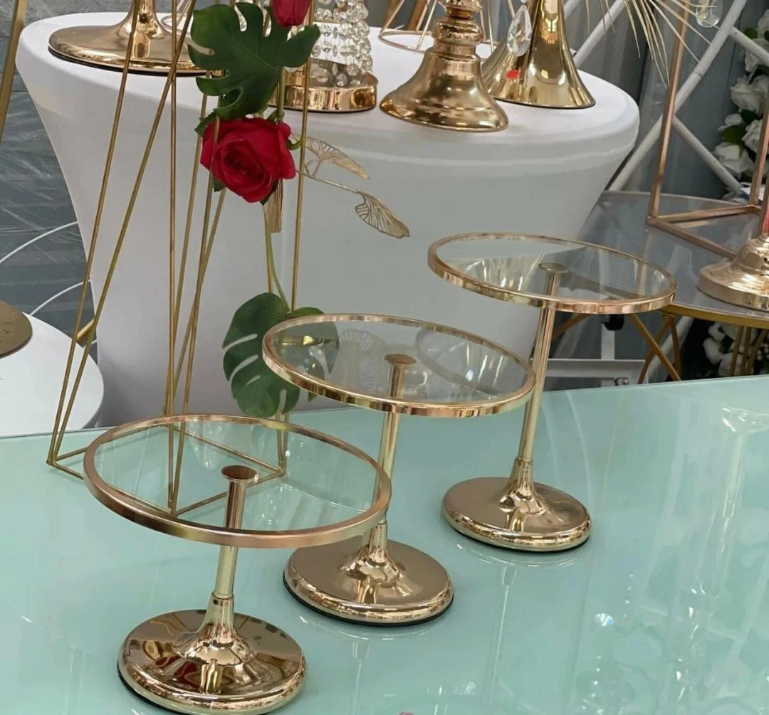 Articole Bucatarie - SET 3 PLATOURI LUX GOLD CU PICIOR