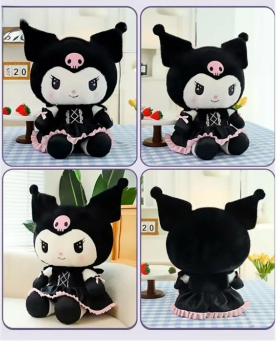 Kuromi Gothic Lolita 35 cm – Jucărie de Pluș cu Atitudine și Stil! [2]