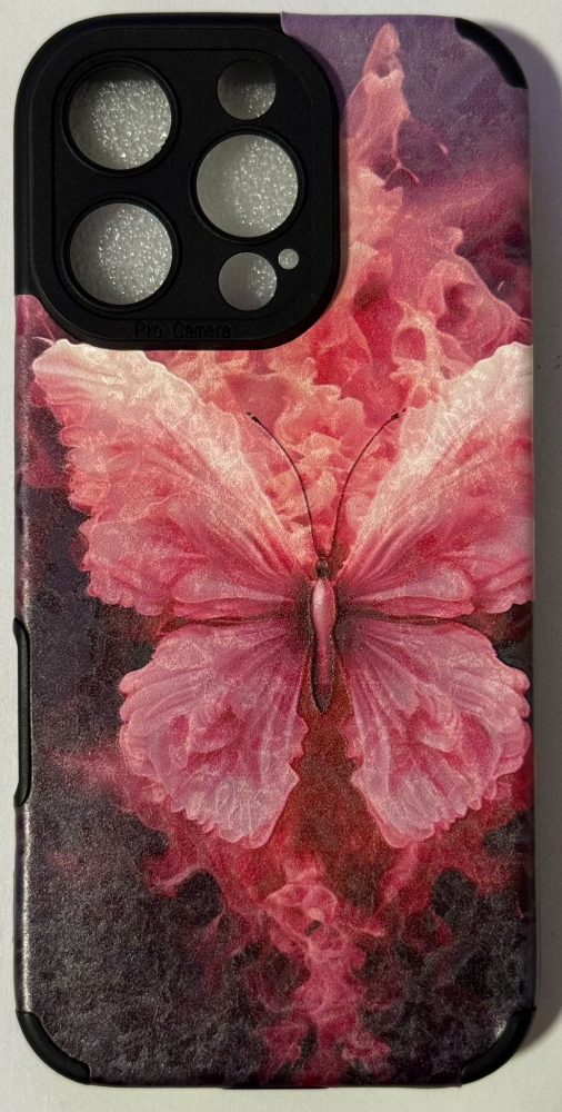 Husă de Telefon „Pink Butterfly” – Grație, Culoare și Protecție Desăvârșită [1]