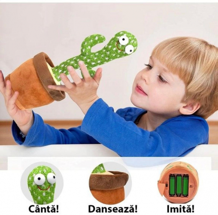Cactus Dansator Interactiv – Jucăria Care Aduuuuucce Veselia în Casă! [2]