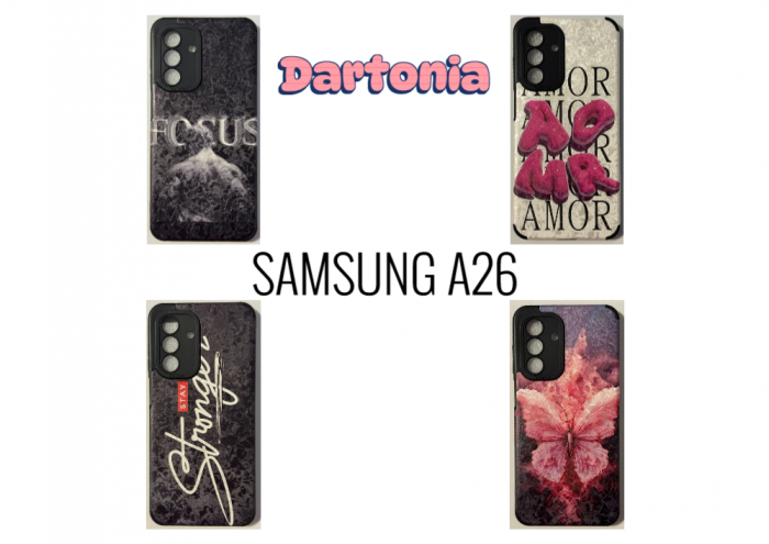 Huse pentru Samsung Galaxy A26 – FOCUS/AMOR-3D/STAY STRONGER/Butterfly Glow [1]