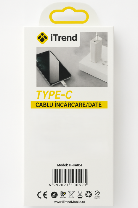 Cablu Type-C iTrend – Încărcare Rapidă & Transfer de Date (Model IT-CA05T) [3]