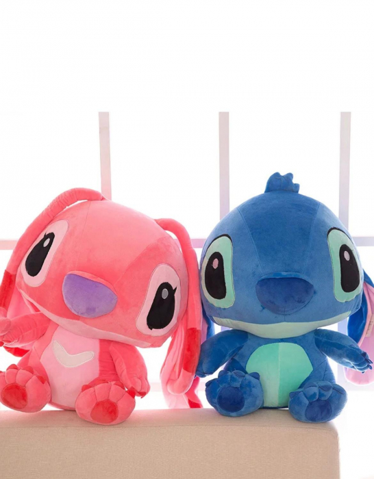 Pluș Angel / Stitch 45cm – Cuplul Disney de Neluat Din Brațe! [3]