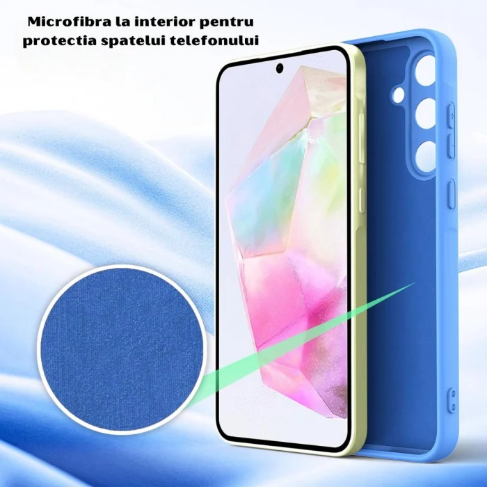 Husă din Silicon Catifelat pentru Samsung Galaxy – Protecție Premium cu Interior din Microfibră [1]