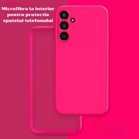 Husă din Silicon Catifelat pentru Samsung Galaxy – Protecție Premium cu Interior din Microfibră