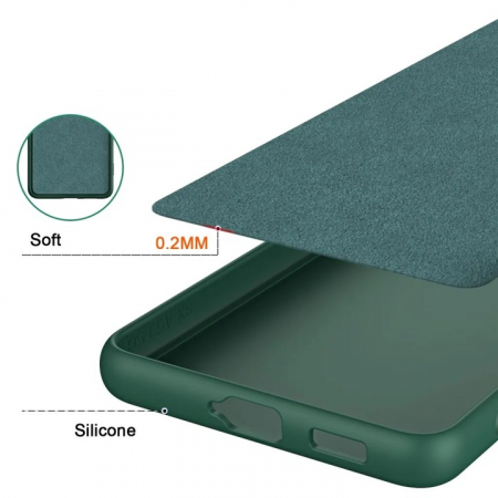 Husă din Silicon Catifelat pentru Samsung Galaxy – Protecție Premium cu Interior din Microfibră [2]