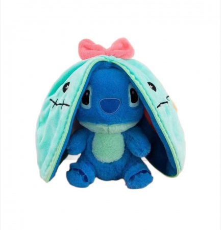 Jucărie Transformabilă Stitch 2 în 1 – Cu Glugă Scrump (Dimensiuni diferite) [2]