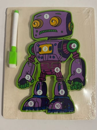 Jucarii Educative - Puzzle Educațional + Trasare – Robotică și Scriere Creativă!
