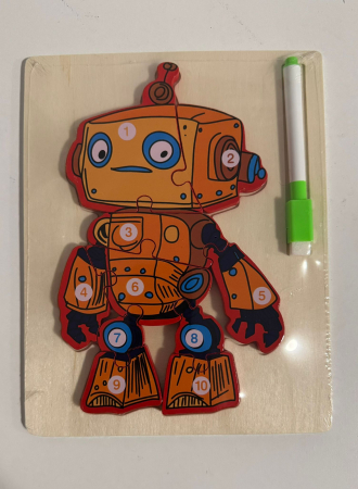 Jucarii Educative - Puzzle Educațional + Trasare – Robotică și Scriere Creativă!