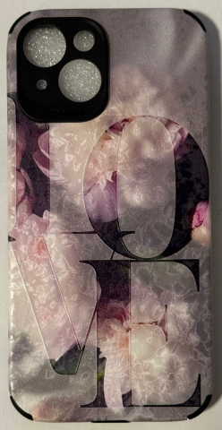 Silicon personalizat - Husă de Telefon „LOVE” – Eleganță Romantică și Protecție cu Stil