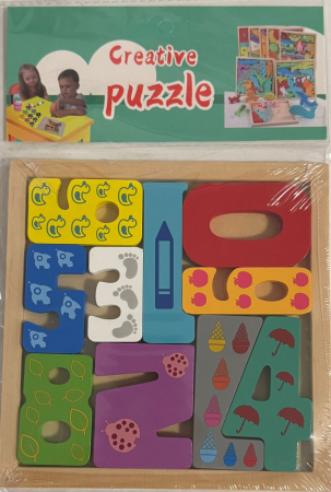 Puzzle din Lemn cu Cifre – Învățăm Numerele prin Joacă!