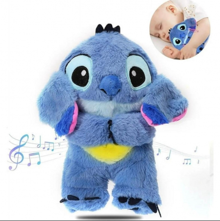 Stitch / Angel  de Pluș Interactiv – Respiră și Lumină Nocturnă Calmă [4]