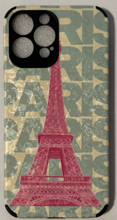 Silicon personalizat - Husă de Telefon „Paris Dream” – Eleganță Romantică în Fiecare Zi