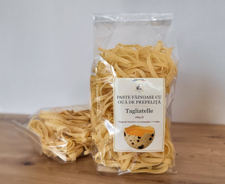 Produse - Tagliatelle cu ouă de prepeliță, 200g